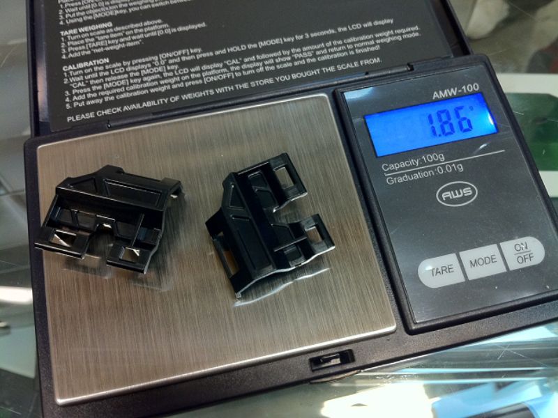 PN Racing Battery Clip Cooler Aluminum V2 MiniZ MR03 - imagen 2