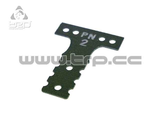 Fiber plate hardness #2 for Mini-Z MR03 MM G10 Black