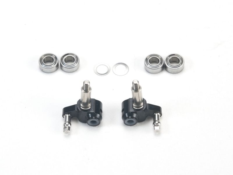 PN Racing Mini-Z MR03 Short Steering Knuckles with Adjustable Axle (Bl - imagen 1