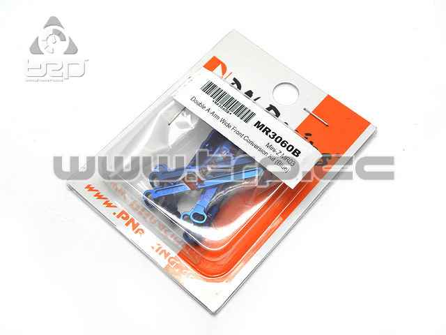 PN Racing Double Arm Conversion Kit (Blue) - imagen 1