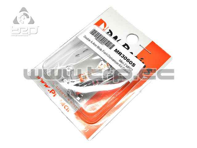 PN Racing Kit wide suspension conversion double wishbone (silver) - imagen 1