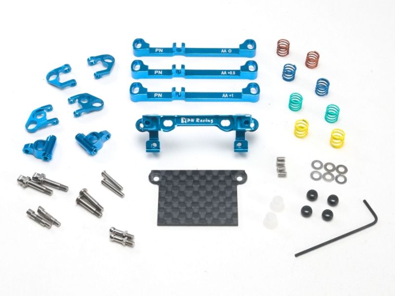 Kyosho MiniZ Double Arm Suspension v4 MR03/PNR2.5W Blue
