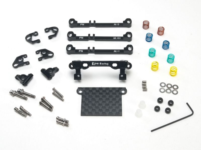 Kyosho MiniZ Double Arm Suspension v4 MR03/PNR2.5W Black