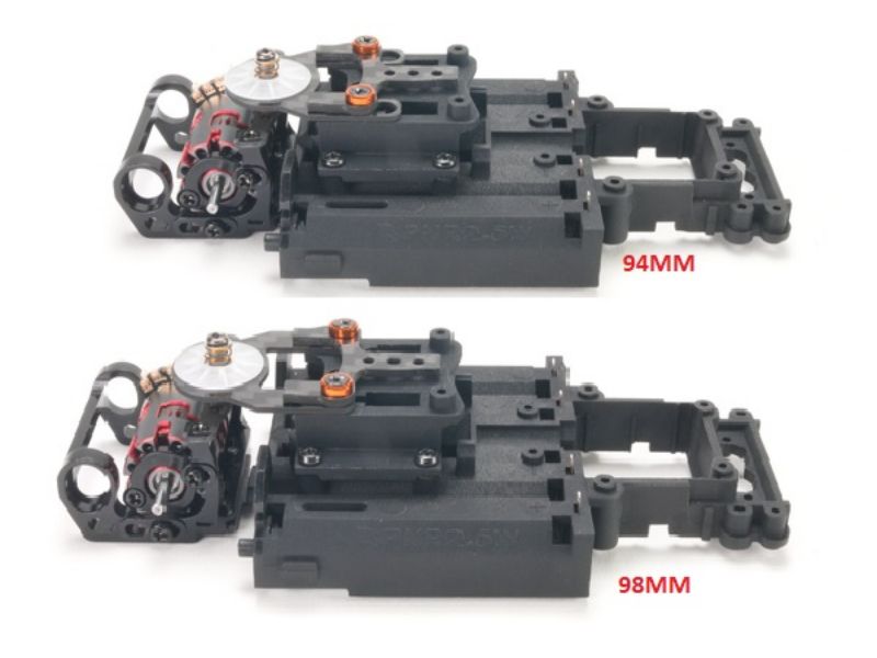 PN Racing 94-98mm Black V4 Engine Mount - imagen 3