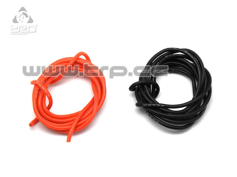 Cables de motor silicona negro y rojo
