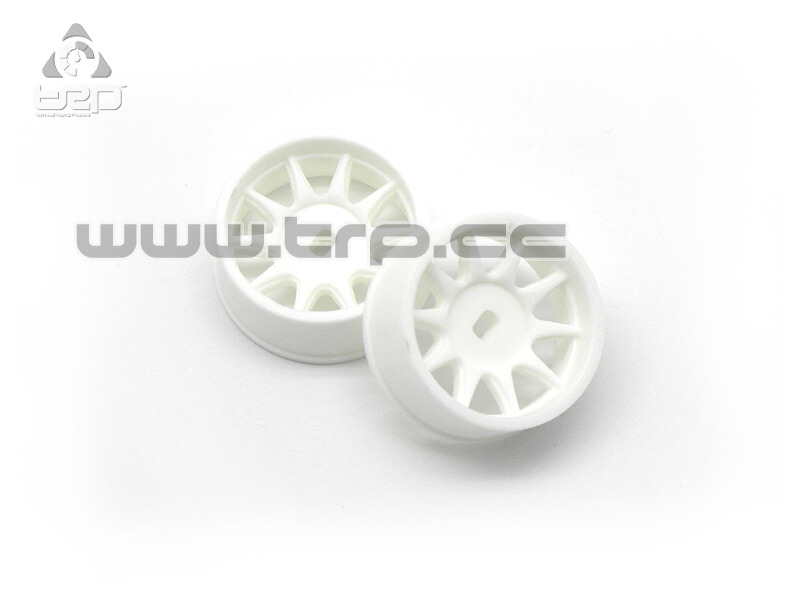 Llanta delantera para MiniZ 4x4 offset 2 color blanco