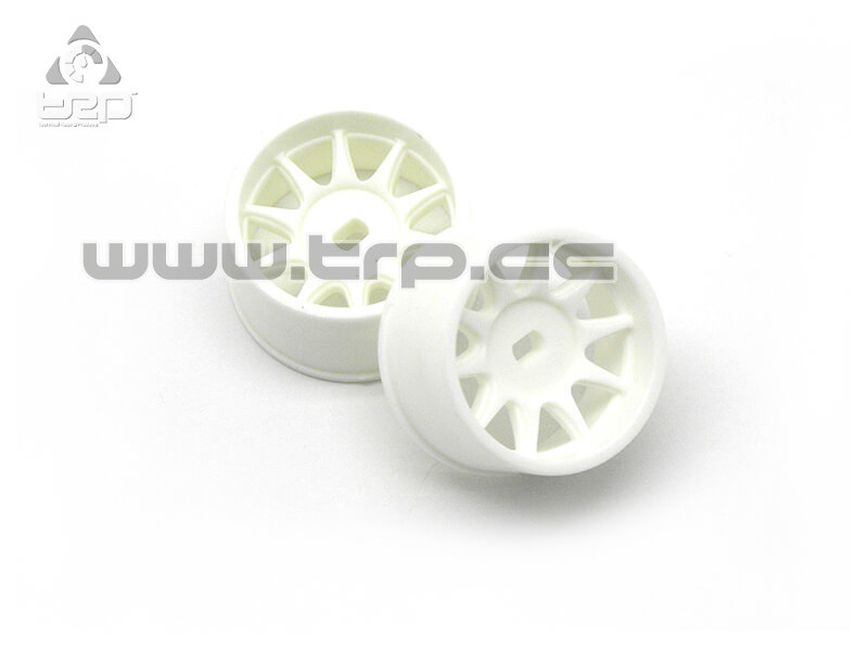 Llanta trasera para MiniZ 4x4 offset 0 color blanco