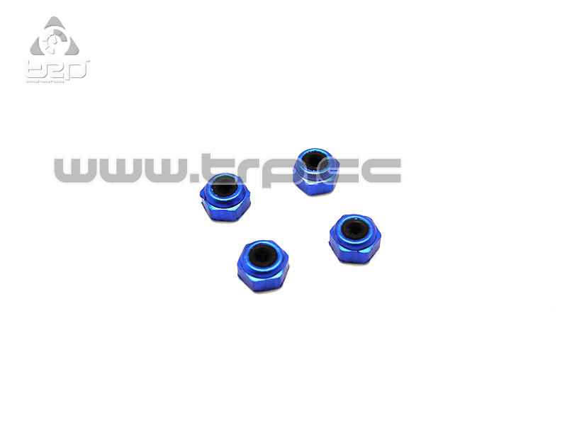 M2 aluminum nuts with blue lock