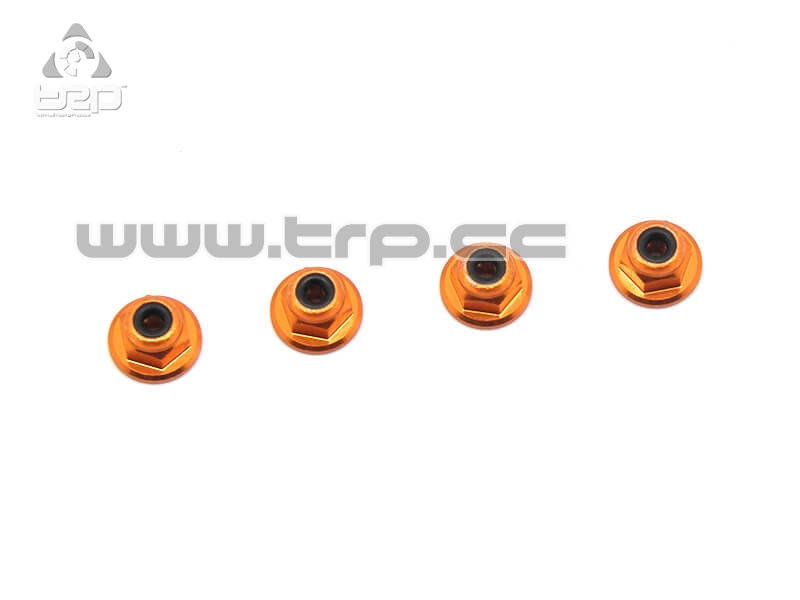 Tuercas de rueda para MiniZ M2 color naranja en aluminio
