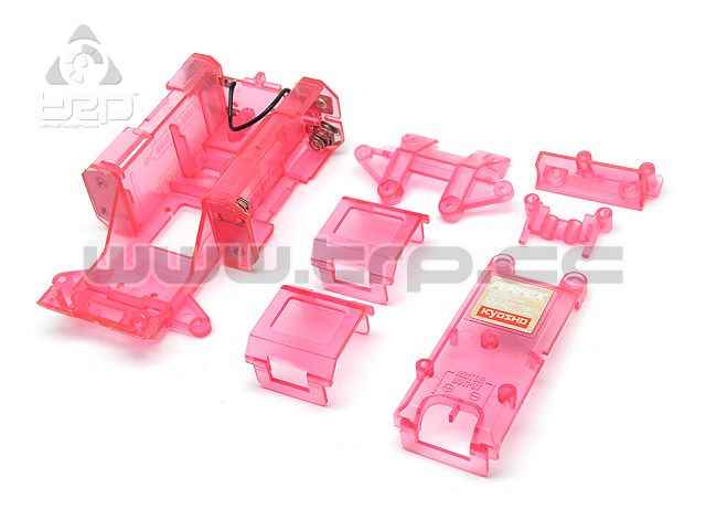 Kyosho MiniZ MR01 Skeleton Chassis Pink
