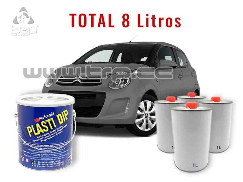 Plastidip Matte Grey Kit for Small Cars (Citroen C1) 8 liters