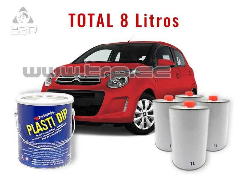 Plastidip Matte Red Kit for Small Car (Citroen C1) 8 liter