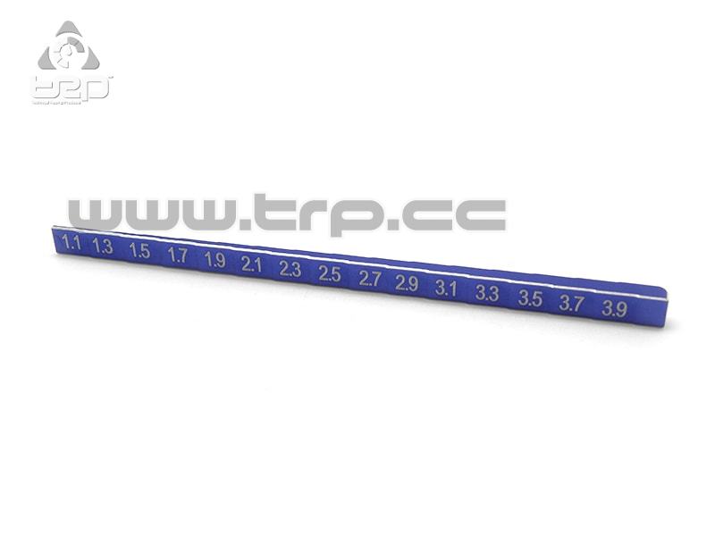 0.1 mm step ride height gauge (1-4mm) (blue)