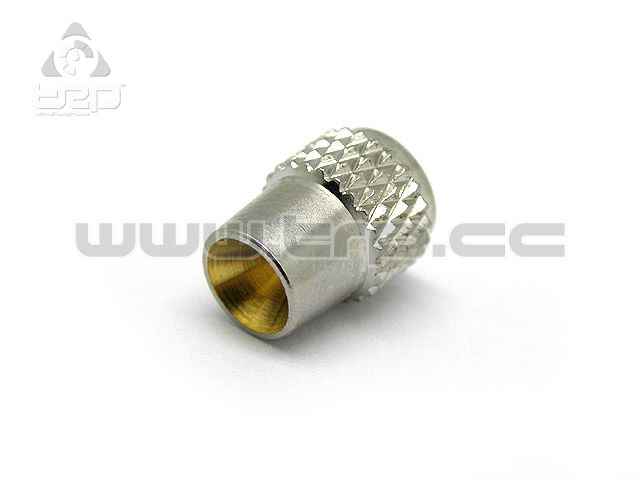 Needle chucking nut for airbrush
