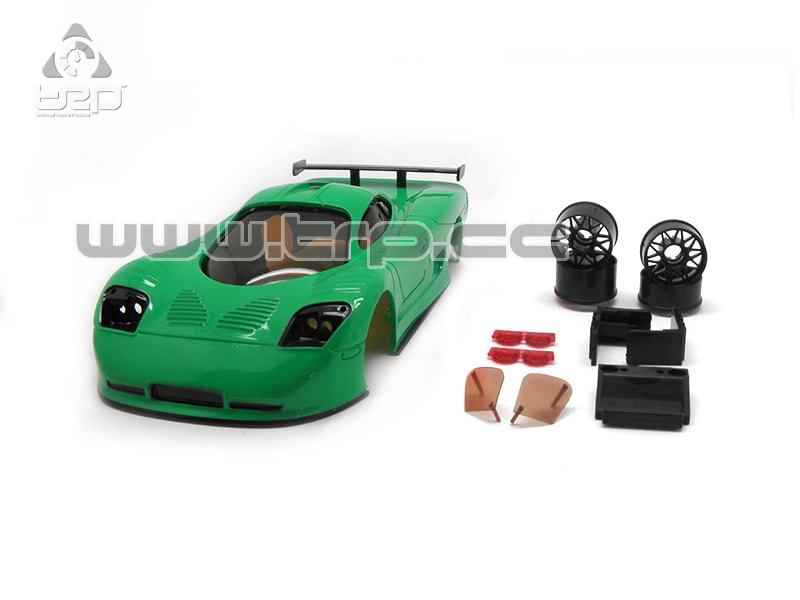 TRPscale MiniZ Mosler bodywork, hand-painted in Neutral Green