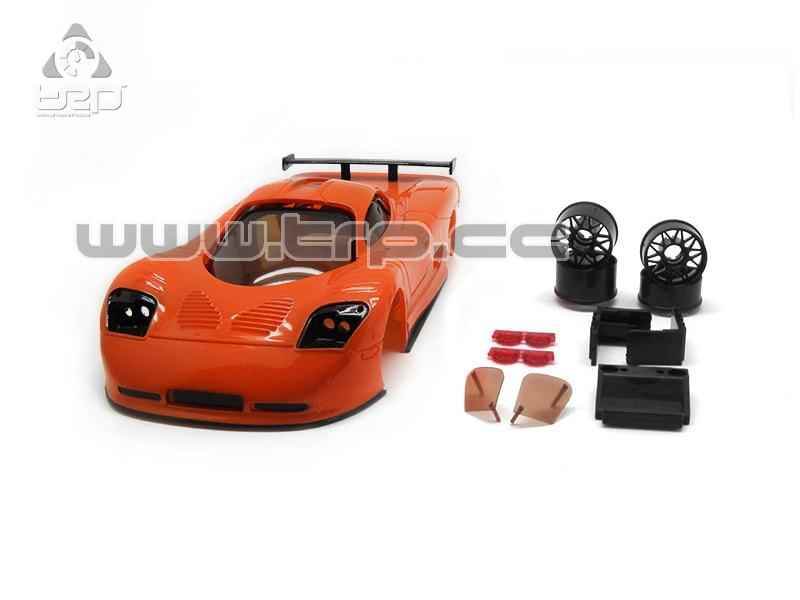 TRPscale MiniZ Mosler bodywork, hand-painted in Neutral Orange