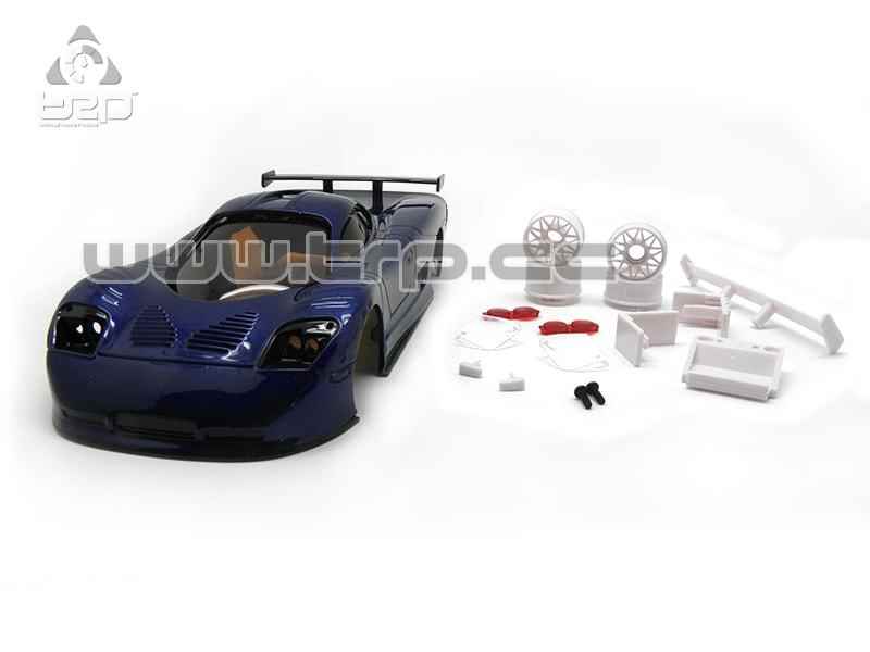 Carrocería TRPscale MiniZ Mosler pintada a mano Deep Marine