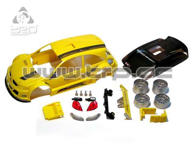 TRPscale 94mm Bodywork Renault Megane Official Team for MiniZ