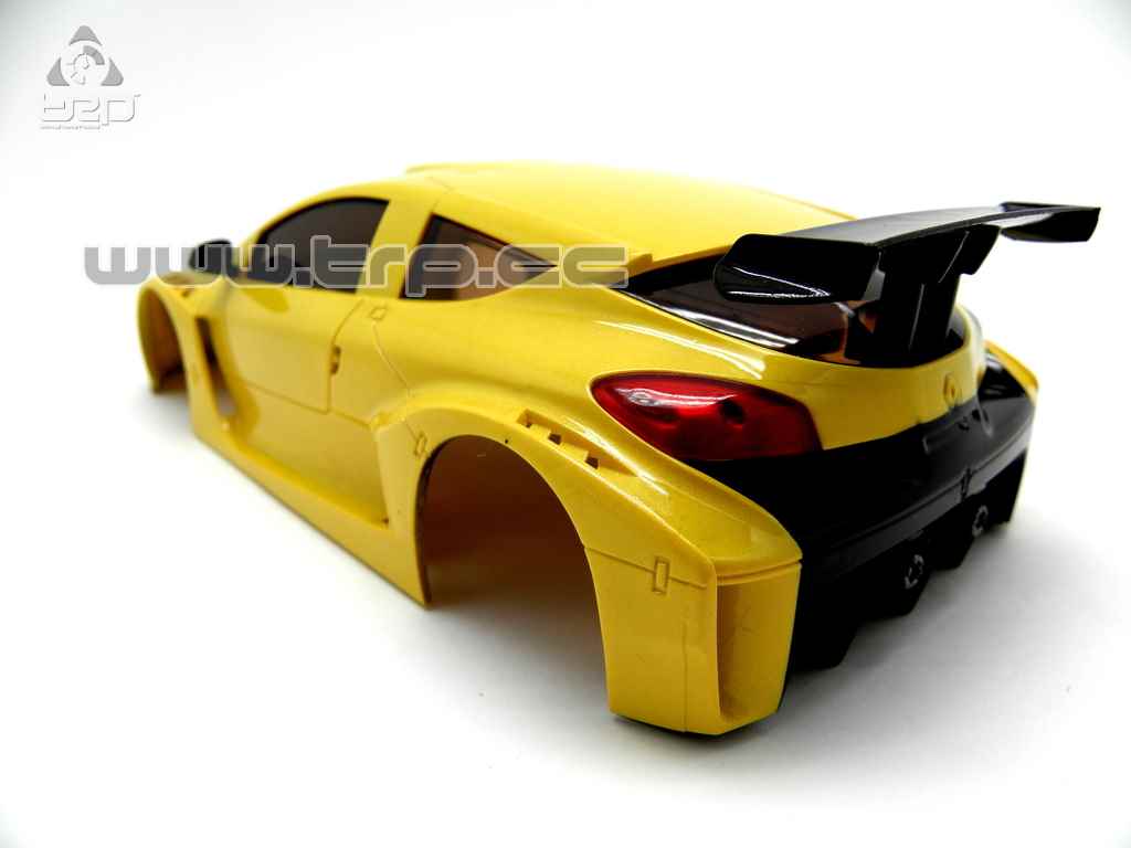 Megane MiniZ body TRPscale Yellow - imagen 1