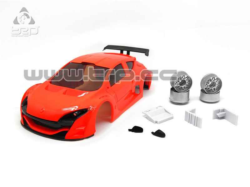 Carrocería TRP Scale para MiniZ Megane FLUOR ORANGE