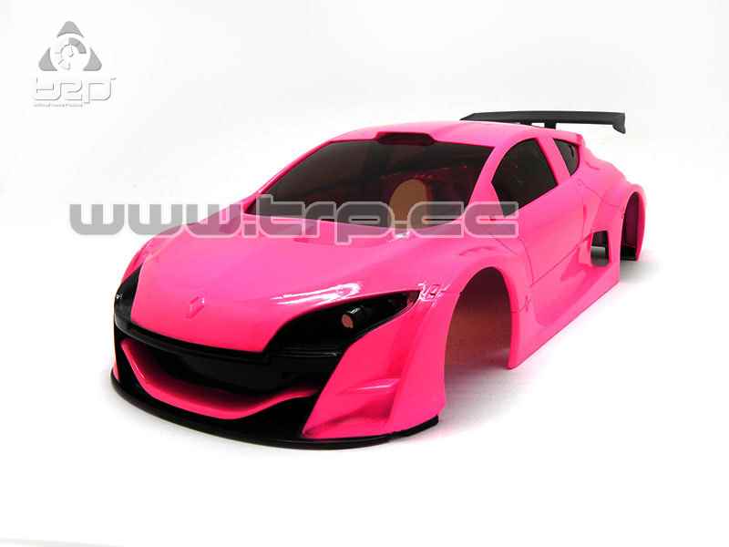 Carrocería TRP Scale para MiniZ Megane Acid Pink - imagen 1