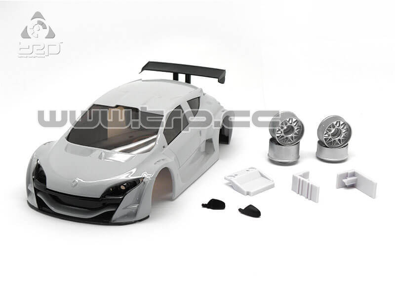 Bodywork TRP Scale for MiniZ Megane Industrial Gray