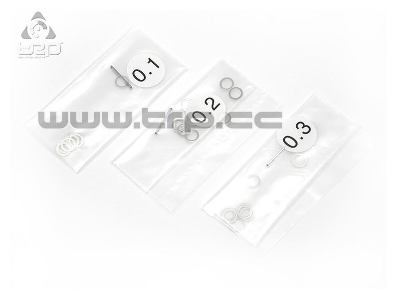 Calibration washers 4.1mm x 5.5mm (thicknesses of 0.1-0.2-0.3)