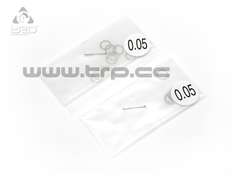 Arandelas de calibración 5.1mm x 6.5mm (espesores de 0.05)