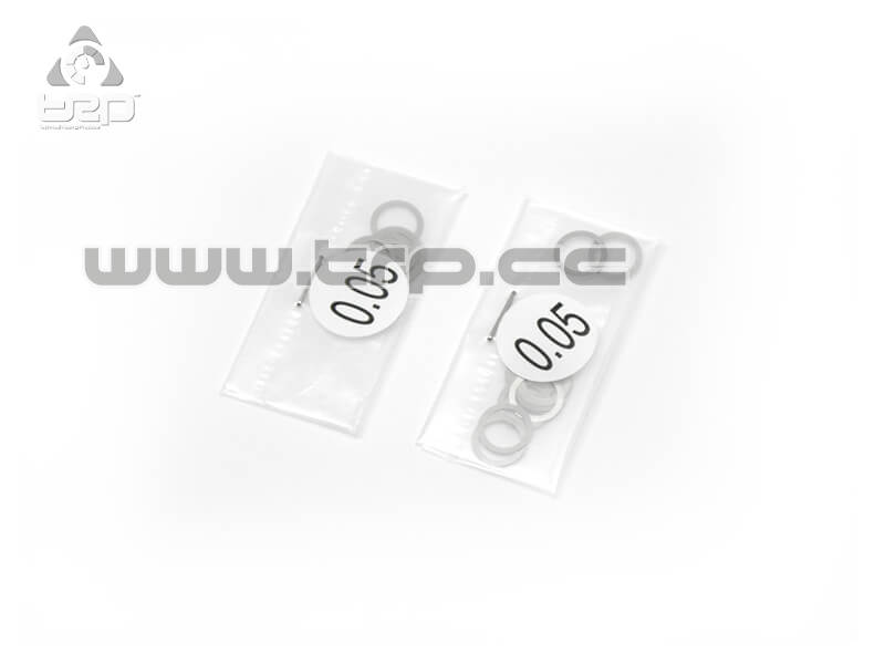 Calibration washers 6.1mm x 8mm (0.05 thickness)