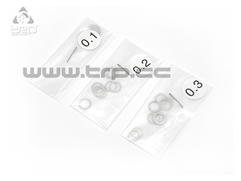 Arandelas de calibración 6.1mm x 8mm (espesores de 0.1-0.2-0.3)