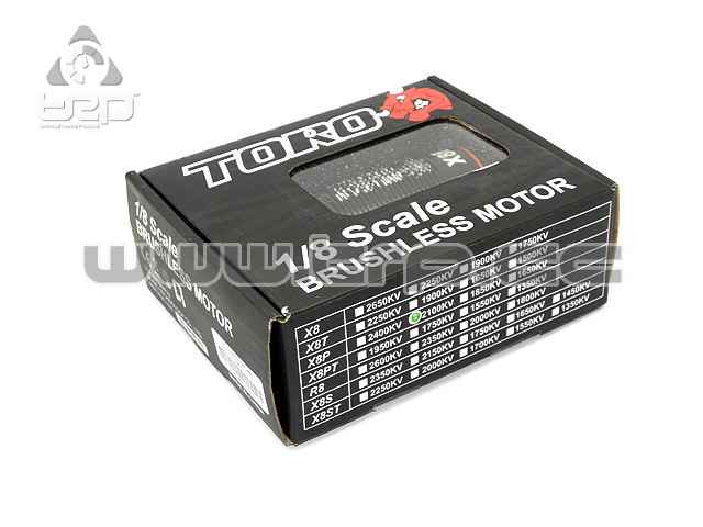 SkyRc Motor Toro X8P 8T 2100Kv para 1:8 - imagen 1