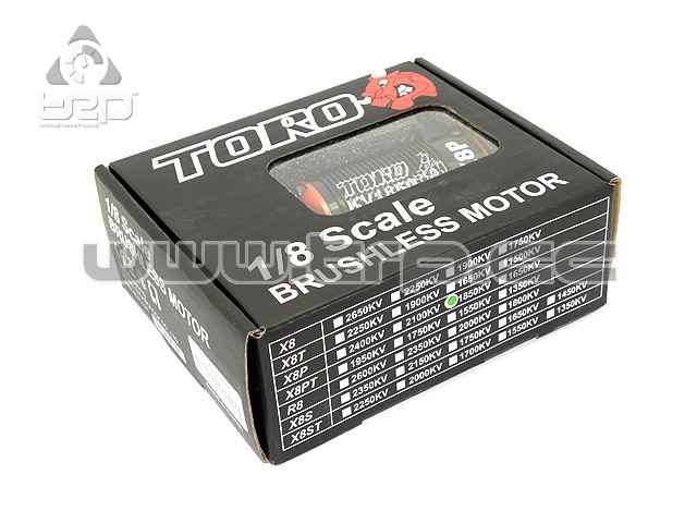 SkyRc Motor Toro X8P 7T 1850Kv para 1:8 - imagen 1