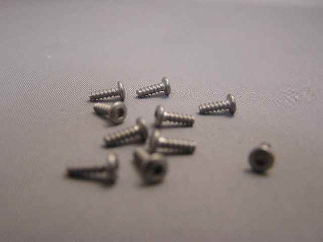 Titanium M2x6 Button head Hex Tapping Screw (10 pcs)