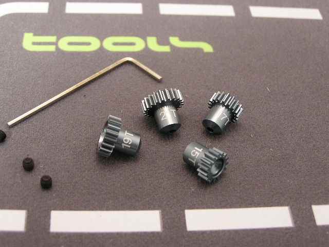 MiniZ Awd 4x4 Pinion (15T/ 17T/19T/21T) C/ Titanium