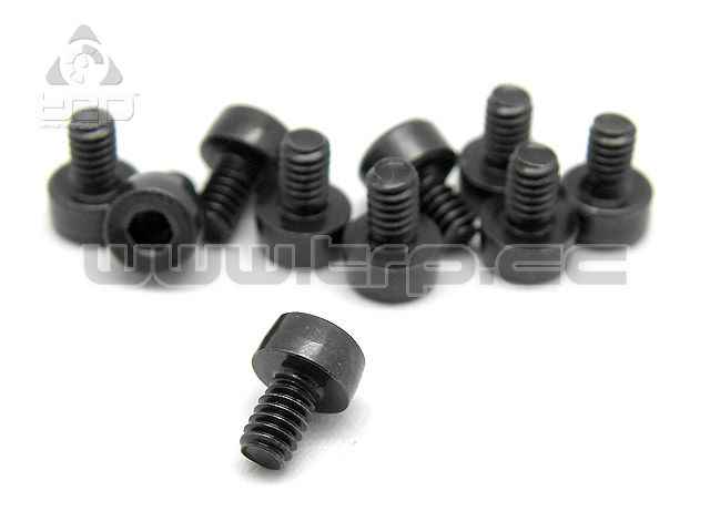M2x3 steel socket flat Hex. head screw (10u) - imagen 2