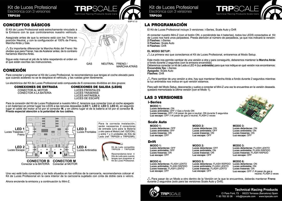 TRP Professional PCB for LED lights. - imagen 1