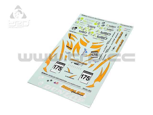 TRPscale water decals Mosler Challenge n175 Martin Short