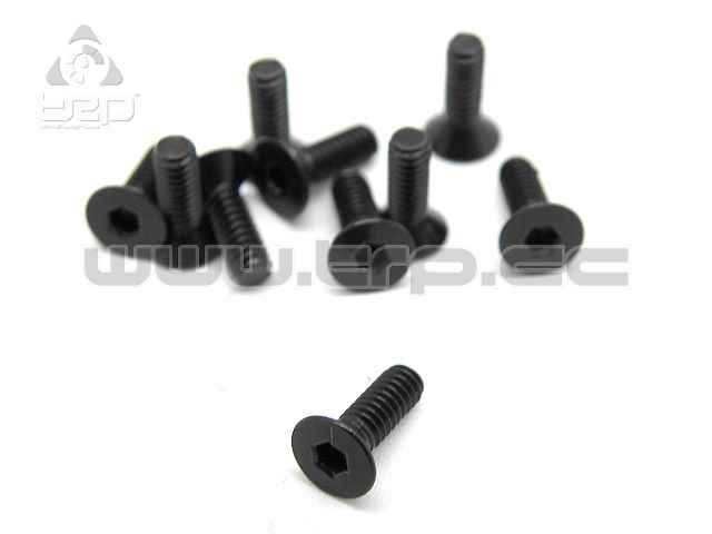 TRP M2x6 Countersunk Steel Hex Screw (10pcs)