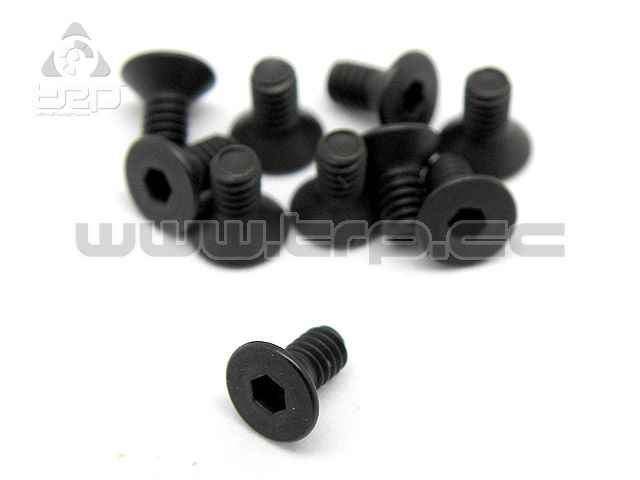 TRP M2x4 Countersunk Steel Hex 1.5 screw (10pcs)