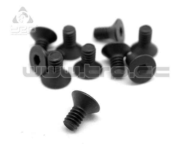 TRP M2x4 Countersunk Steel Hex 1.5 screw (10pcs) - imagen 2