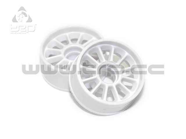 TRPScale MiniZ MR03/MR02 Front Rims Offset +0 (White)