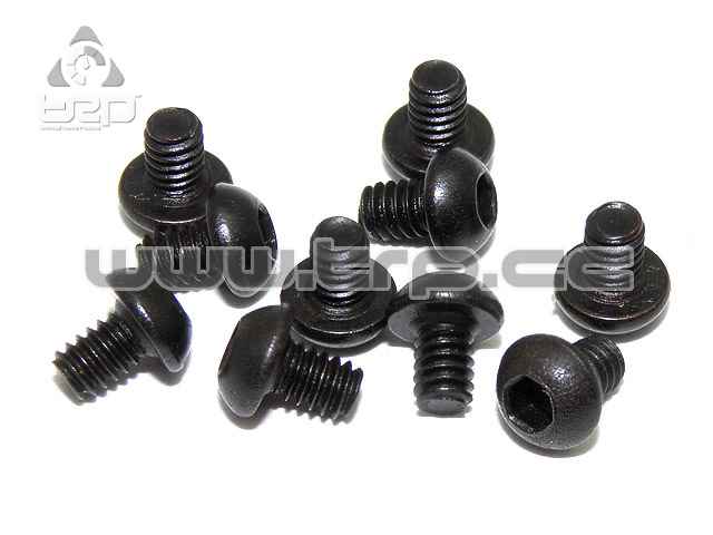 TRP Screw Set Button Type (Hex 1.5) M2 x 3 (10u)