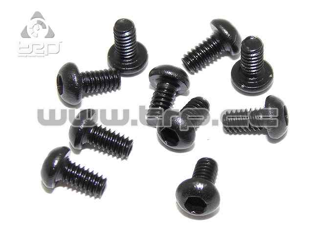 TRP Screw Set Button Type (Hex 1.5) M2 x 4 (10u)