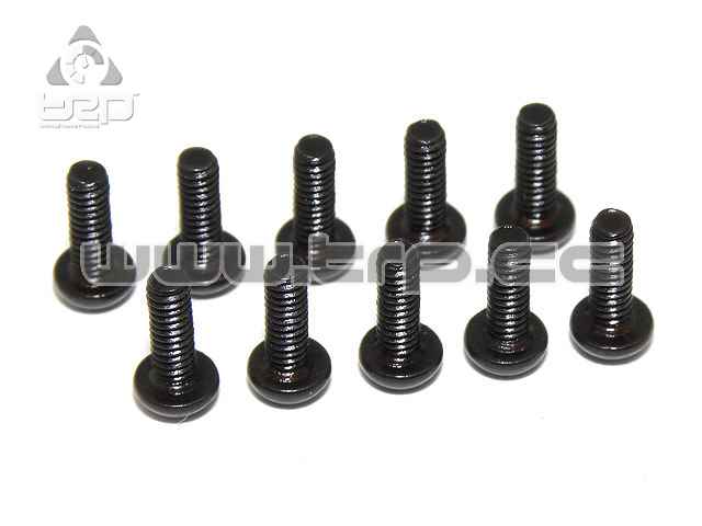 TRP Screw Set Button Type (Hex 1.5) M2 x 6 (10u) - imagen 2