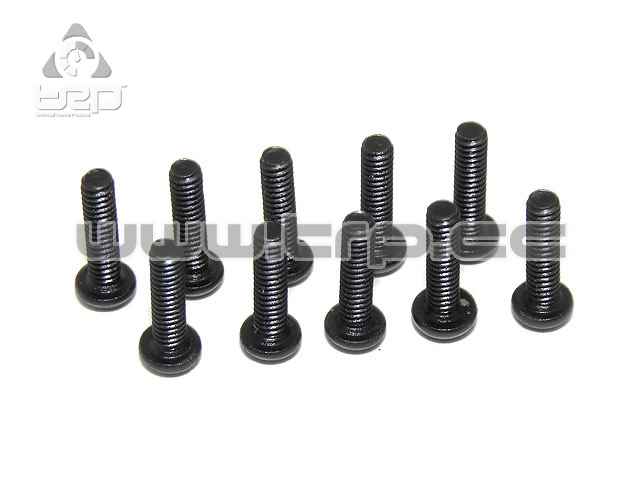 TRP Screw Set Button Type (Hex 1.5) M2 x 8 (10u) - imagen 2