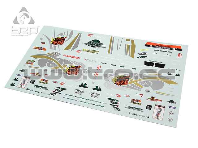TRPscale Water Decals Drift 1:28 (Yukes Syms GDB Imprezza)