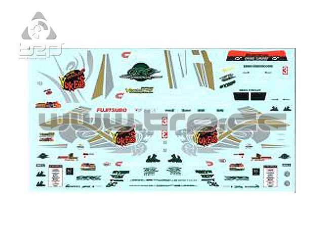 TRPscale Water Decals Drift 1:28 (Yukes Syms GDB Imprezza) - imagen 2