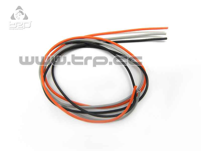 TRPScale Flexible Servo Cables for MiniZ 3 colors 20cm appro
