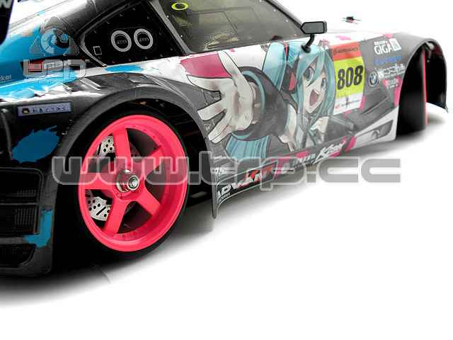 drift tire rim for 1 10 scale cars offset 3 camber 0 - imagen 2