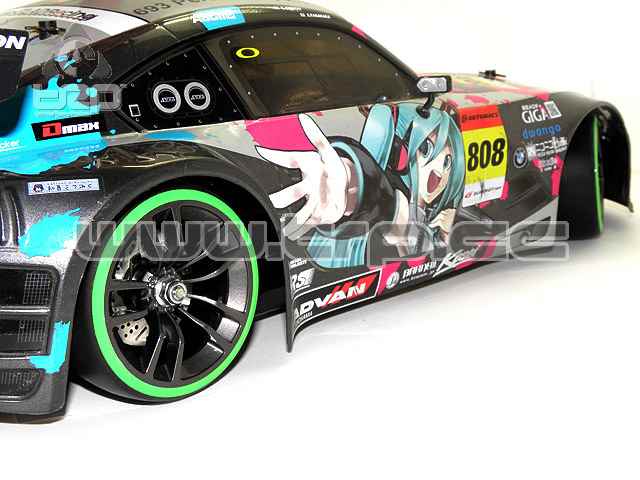 drift tire rim for 1 10 scale cars offset 3 camber 0 - imagen 2